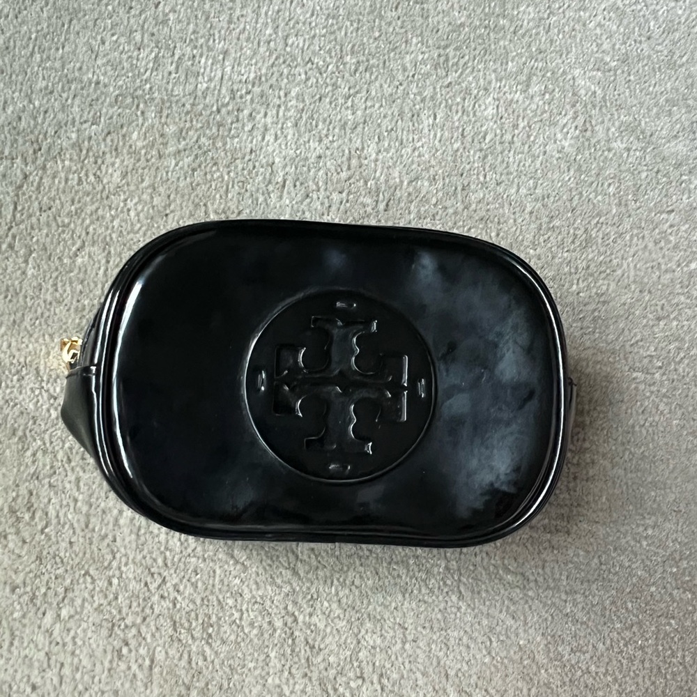 Tory Burch Patent Leather Small Coin/Makeup Bag